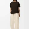 Asymmetric T-Shirt in Cotton Blend Asymmetric T-Shirt in Cotton Blend