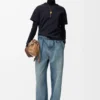 Asymmetric T-Shirt in Cotton Blend Asymmetric T-Shirt in Cotton Blend