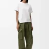 Asymmetric T-Shirt in Cotton Blend Asymmetric T-Shirt in Cotton Blend