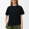 Asymmetric T-Shirt in Cotton Blend Asymmetric T-Shirt in Cotton Blend