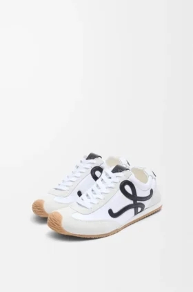 Ballet Runner 2.0 In Nylon and Calfskin