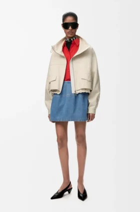 Balloon Skirt in Denim