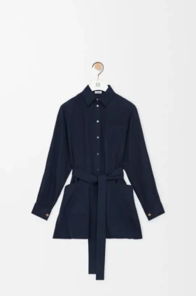 Belted Blouse in Silk