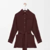 Belted Blouse in Silk Belted Blouse in Silk