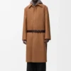 Belted Coat in Wool Belted Coat in Wool