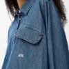 Belted Shirt in Denim Belted Shirt in Denim