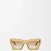 Beveled Cateye Sunglasses Beveled Cateye Sunglasses