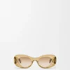 Beveled Oval Maxi Anagram Sunglasses Beveled Oval Maxi Anagram Sunglasses