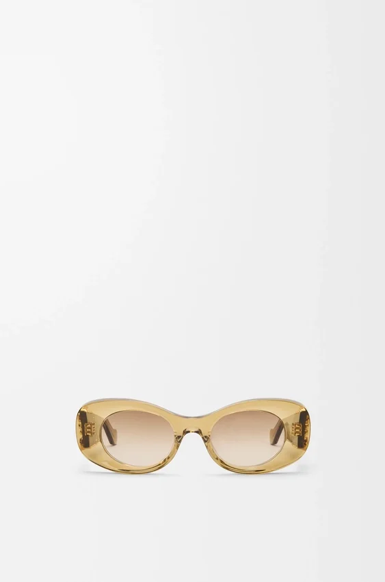 Beveled Oval Maxi Anagram Sunglasses Beveled Oval Maxi Anagram Sunglasses