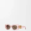 Beveled Oval Maxi Anagram Sunglasses Beveled Oval Maxi Anagram Sunglasses