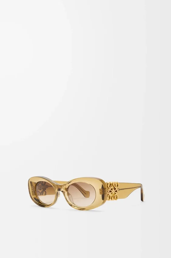 Beveled Oval Maxi Anagram Sunglasses Beveled Oval Maxi Anagram Sunglasses