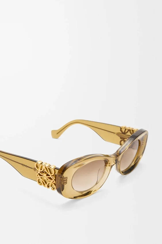 Beveled Oval Maxi Anagram Sunglasses Beveled Oval Maxi Anagram Sunglasses