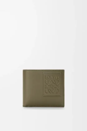 Bifold Coin Wallet in Satin Calfskin