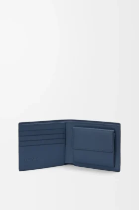 Bifold Coin Wallet in Satin Calfskin