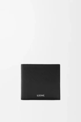 Bifold Coin Wallet in Textured Classic Calfskin