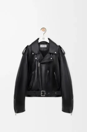Biker Jacket in Nappa Lambskin