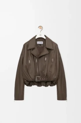 Biker Jacket in Nappa Lambskin