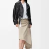 Biker Jacket in Nappa Lambskin