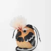 Bird Bag in Iraca Palm and Calfskin Bird Bag in Iraca Palm and Calfskin