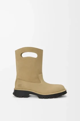 Bobby Boot in Waxed Split Calfskin Bobby Boot in Waxed Split Calfskin