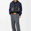 Bomber Jacket in Nylon and Wool Blend Bomber Jacket in Nylon and Wool Blend