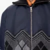 Bomber Jacket in Nylon and Wool Blend Bomber Jacket in Nylon and Wool Blend
