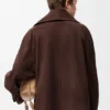 Bow Jacket in Suede Goatskin Bow Jacket in Suede Goatskin