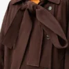 Bow Jacket in Suede Goatskin Bow Jacket in Suede Goatskin