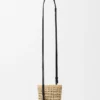 Braid Pocket in Iraca Palm and Calfskin