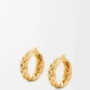 Braided Hoop Earrings in Sterling Silver Braided Hoop Earrings in Sterling Silver