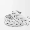 Braided Hoop Earrings in Sterling Silver Braided Hoop Earrings in Sterling Silver