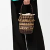 Bucket in Cord and Leather