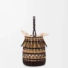 Bucket in Cord and Leather