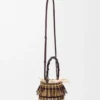Bucket in Cord and Leather