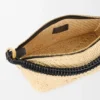 Cala Mini Bag in Classic Calfskin and Raffia