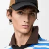 Camp Cap in Canvas and Suede