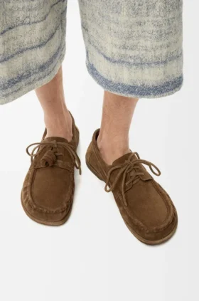 Campo Boat Shoe in Suede Calfskin