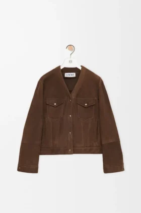 Cardigan in Shearling