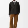 Cardigan in Wool and Silk Cardigan in Wool and Silk