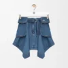 Cargo Skirt in Denim