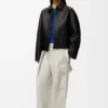 Cargo Trousers in Cotton and Silk