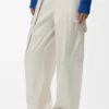 Cargo Trousers in Cotton and Silk
