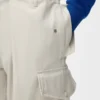 Cargo Trousers in Cotton and Silk