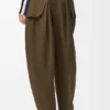 Cargo Trousers in Cotton and Silk Cargo Trousers in Cotton and Silk