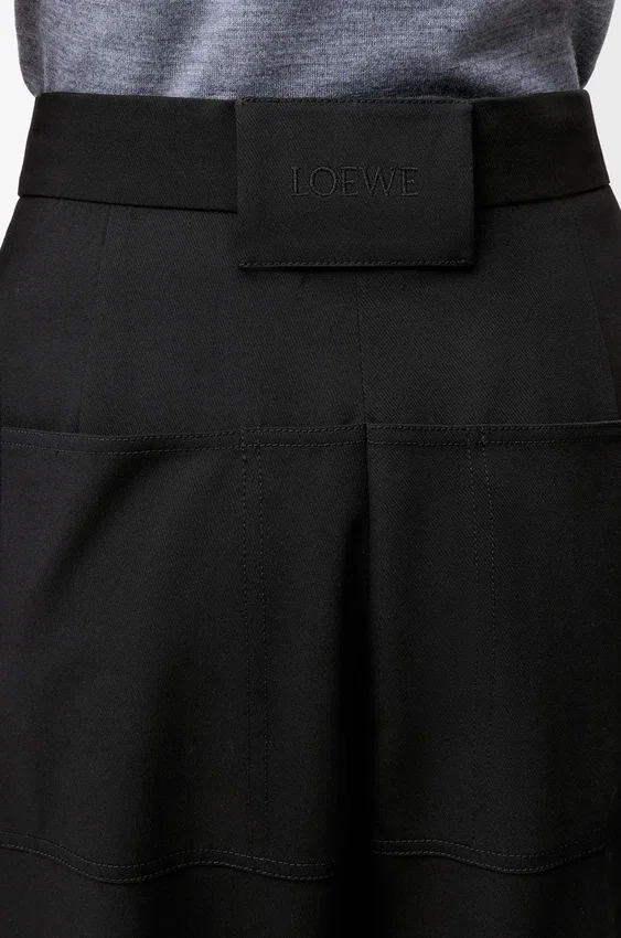 Cargo Trousers in Wool Cargo Trousers in Wool
