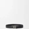 Chunky Anagram Belt in Supple Grained Calfskin Chunky Anagram Belt in Supple Grained Calfskin