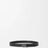 Chunky Anagram Belt in Supple Grained Calfskin Chunky Anagram Belt in Supple Grained Calfskin