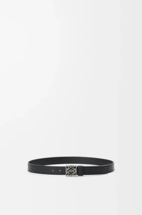 Chunky Anagram Belt in Supple Grained Calfskin