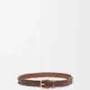 Chunky Woven Belt in Vegetable-Tanned Calfskin Chunky Woven Belt in Vegetable-Tanned Calfskin