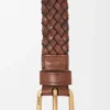Chunky Woven Belt in Vegetable-Tanned Calfskin Chunky Woven Belt in Vegetable-Tanned Calfskin
